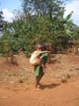 Children on the road to Mkumbi